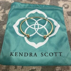 NWOT Kendra Scott Gold Cuff Bracelet